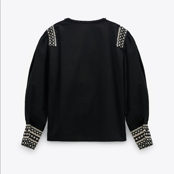 ZARA BNWT Beaded Lace Blouse - Picture 7 of 7